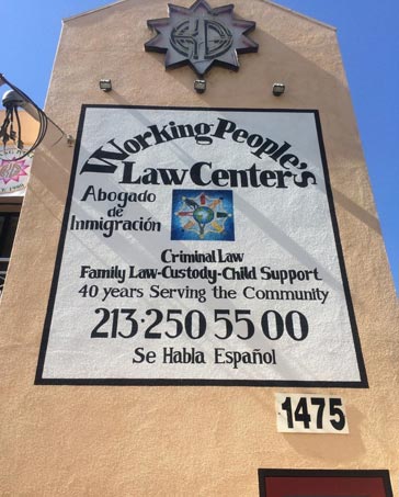 Working Peoples Law Center in Los Angeles